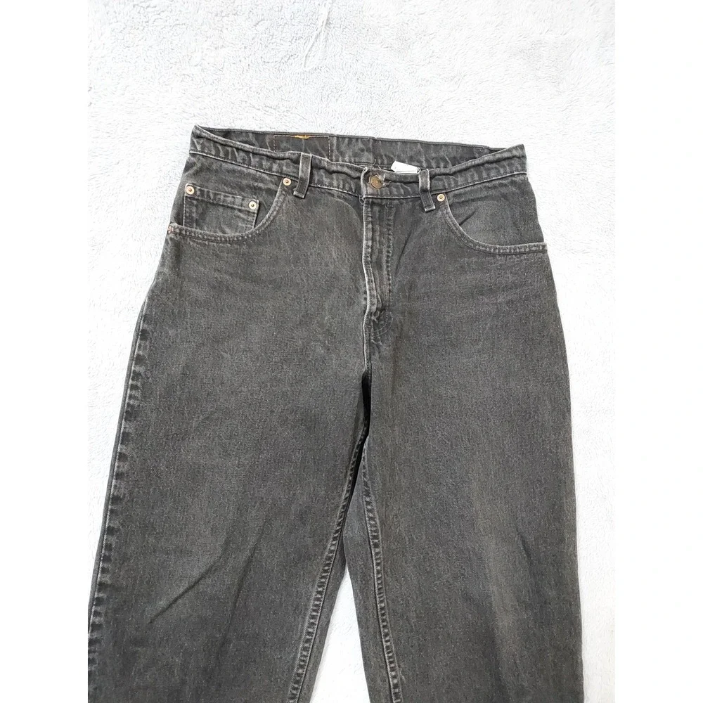 Vintage Levis 560 Jeans Men 34x30 Loose Fit Tapered Leg Black Baggy Made USA 90s